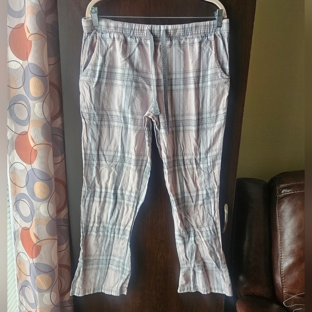 Secret Treasures Plaid Pajama Pants - 100% Cotton